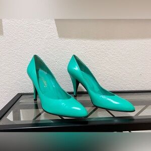 Vintage Garolini Elegant Green Heels